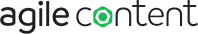 Logotipo de conteúdo ágil